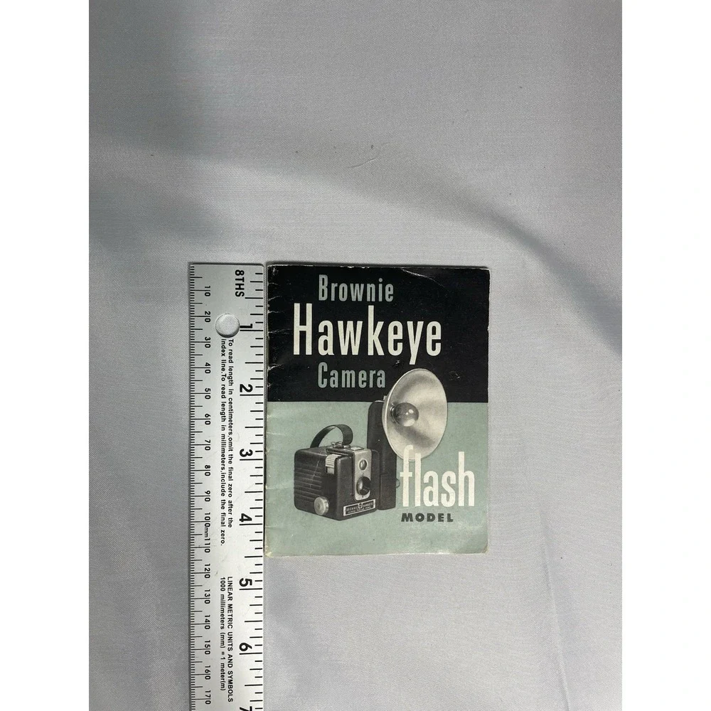 Vintage Instruction Book Manual for Kodak Brownie Hawkeye Camera Flash Model